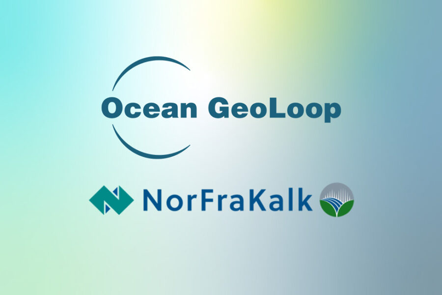 Logos of oceangeoloop and norfrakalk
